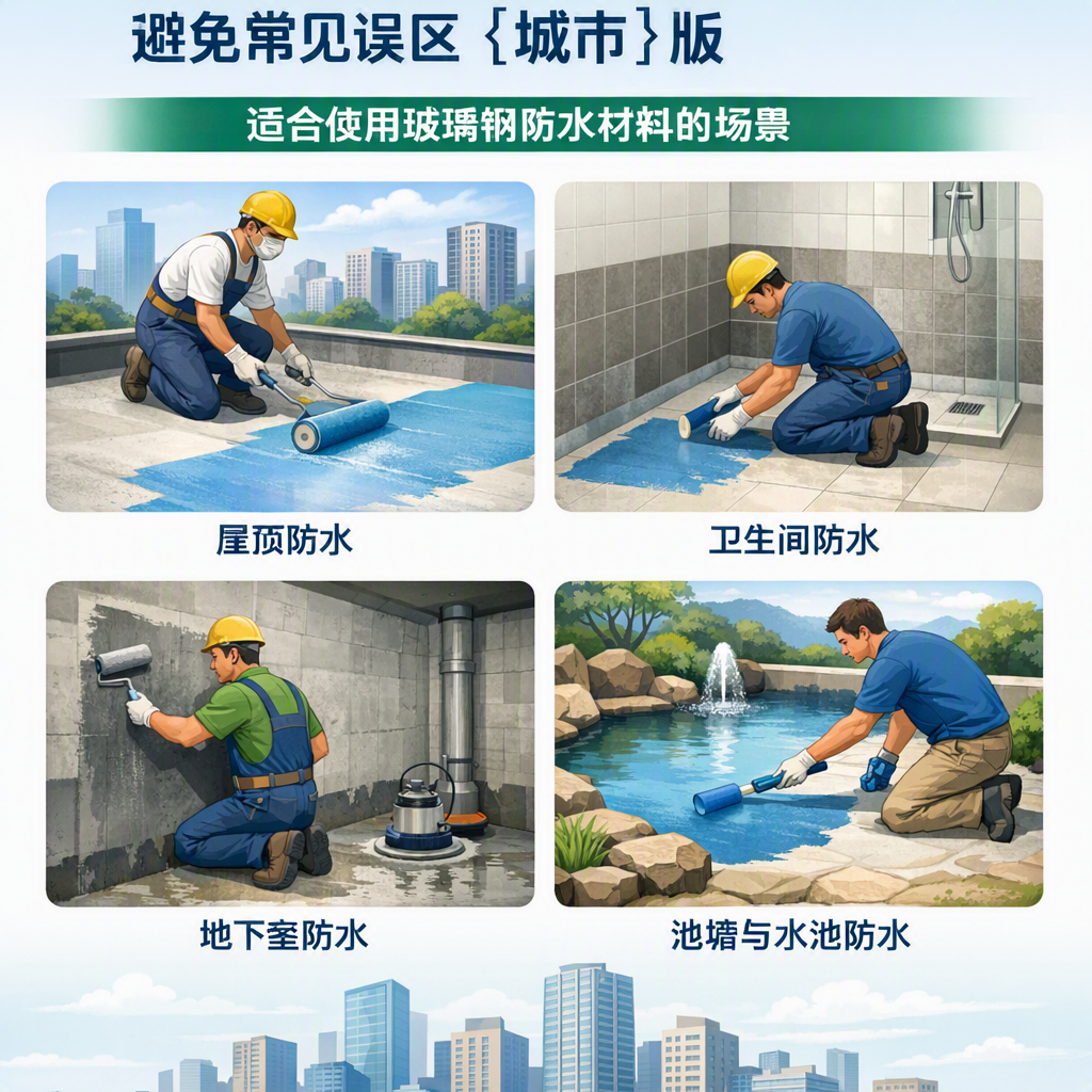 玻璃钢防水材料施工注意事项,避免常见误区 银川 版