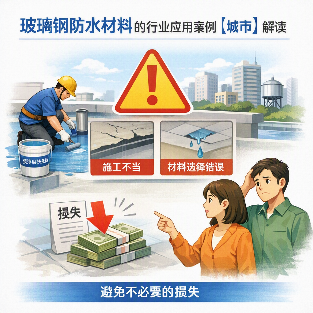 玻璃钢防水材料的行业应用案例,银川解读