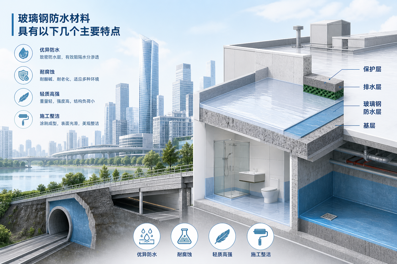 2023年玻璃钢防水材料市场趋势分析,关注 银川 发展